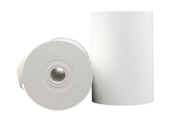 καθαρός ξύλινος πολτός πυρήνων 80x80x12mm ο πλαστικός τύπωσε τους θερμικούς ρόλους χαρτιού